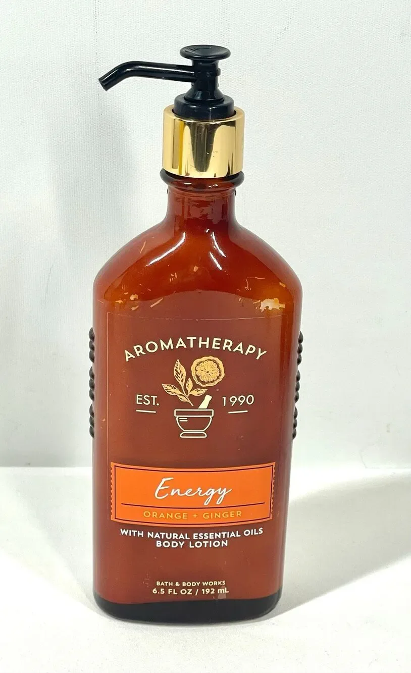 Bath & Body Works Aromatherapy Energy Orange Ginger Lotion 6.5 oz Discontinued